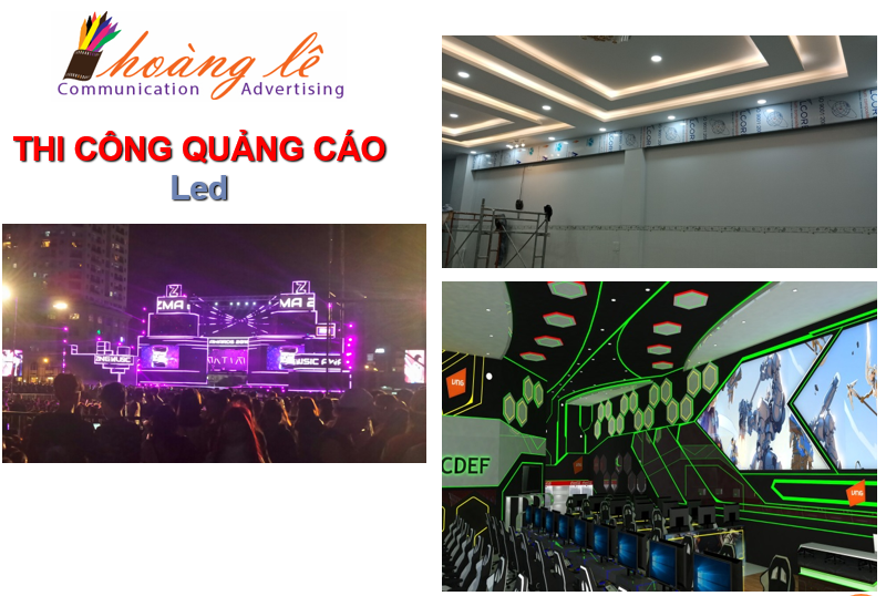 Thi công LED quảng cáo
