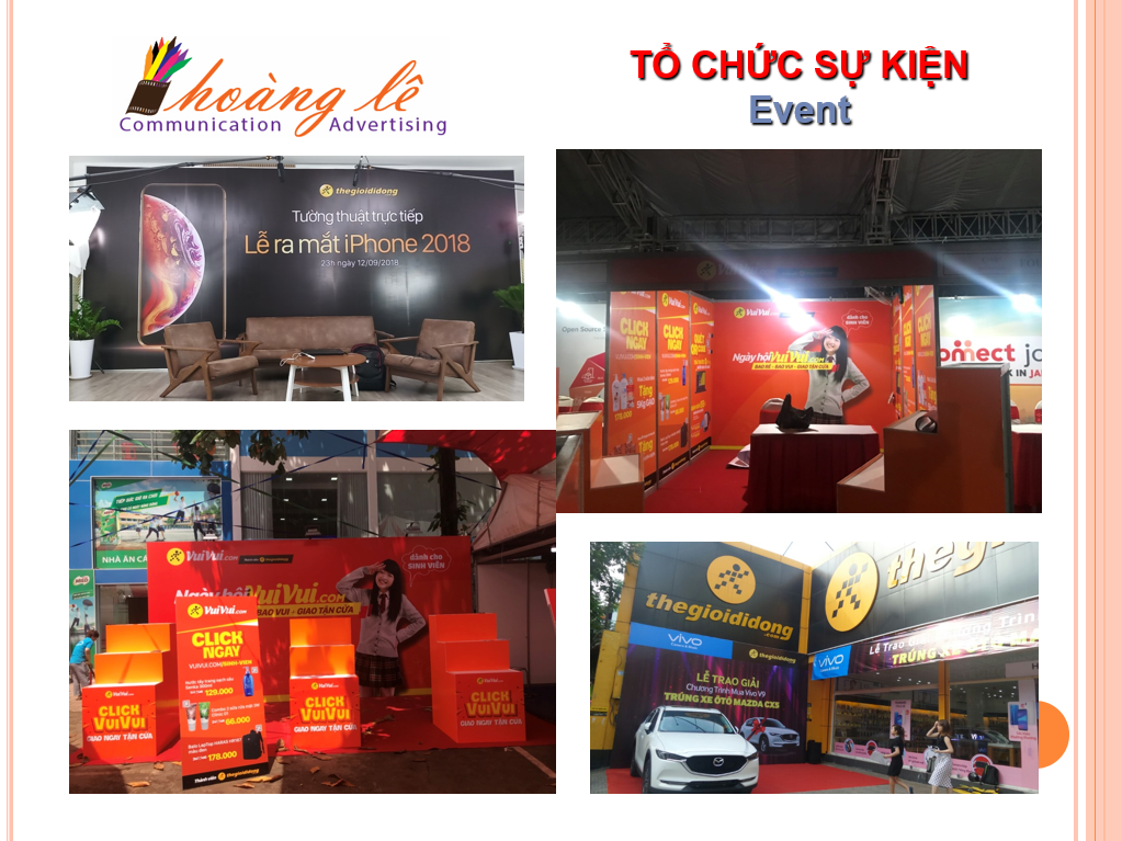 Trang trí showroom siêu thị